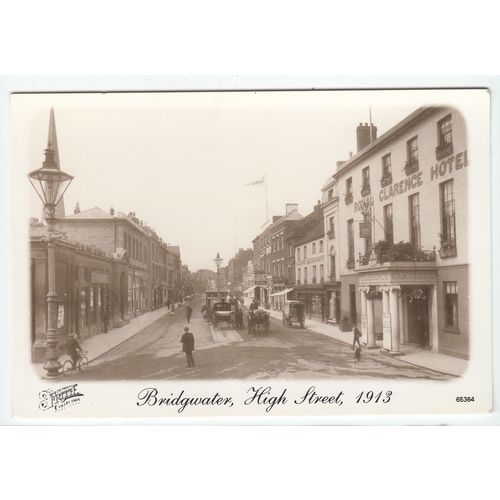 High Street Bridgwater Somerset Frith Collection Reproduction Postcard 65364
