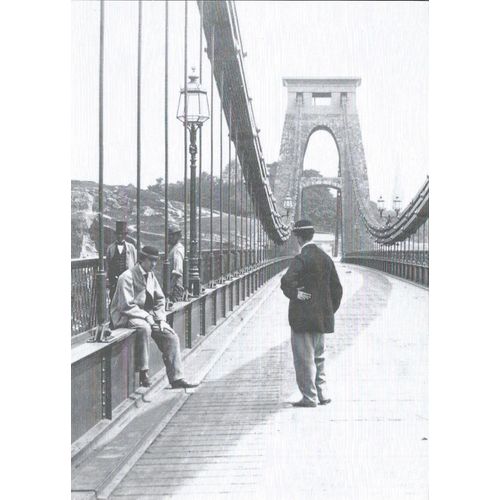 Clifton Suspension Bridge: Visitors to the new brisge, spring 1865.