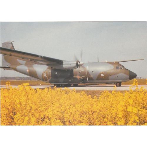 Aerospatiale Tranall MilitaryAircraft Postcard (AM1386)