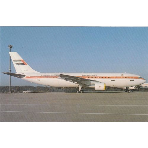 United Arab Emirates Airbus A300 620 Civil Aircraft Postcard (A22712)