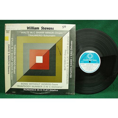 William Stevens - Concert Piano-Mozart/Scriabin/Debussy/Chopin - 477-65138 - NM