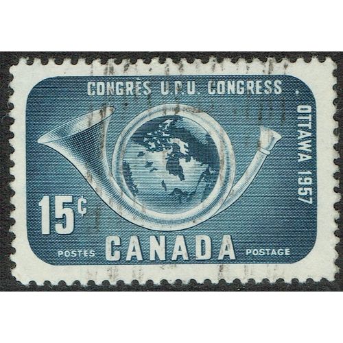 Canada 1957 14th UPU Congress 15c Blackish Blue SG498 GU