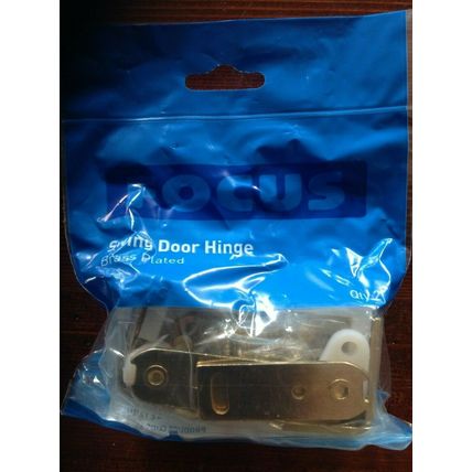 1 Set of 2 Focus Saloon Door Hinges for Salon Shop Swing Louvre Doors