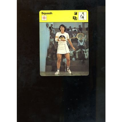1978 Sportscaster Card SQUASH The Whirling Dercish Technique #45-07 EXC.