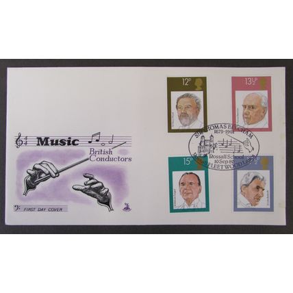 MERCURY - BRITISH CONDUCTORS FIRST DAY COVER 1980