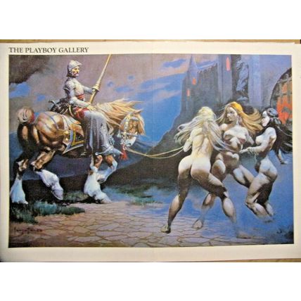 Playboy magazine Pin Up-The Playboy Gallery-Franzetta & Nude