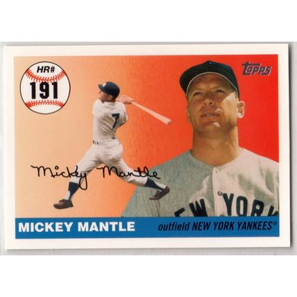 2006 Topps Mickey Mantle Home Run History baseball card #MHR191