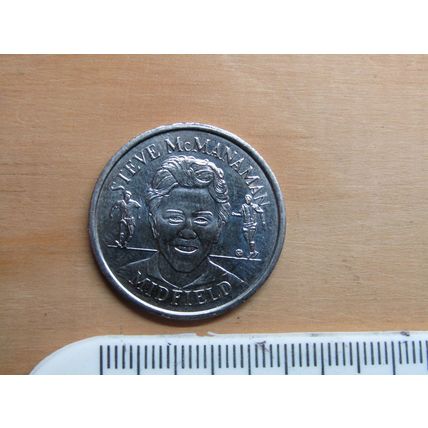 1998 Official England Squad Medal Token Steve McManaman (e93)