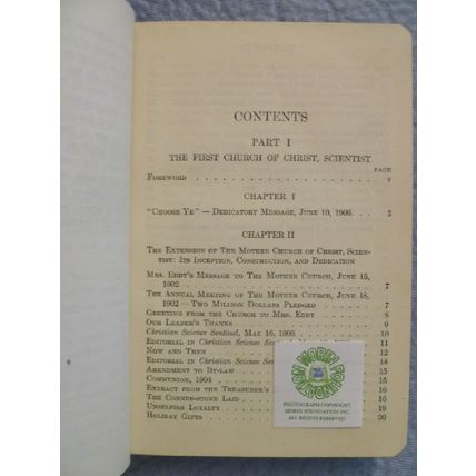 2 ANTIQUARIAN CHRISTIAN SCIENCE BOOKS CHURCH MANUAL & MISCELLANY MARY BAKER EDDY
