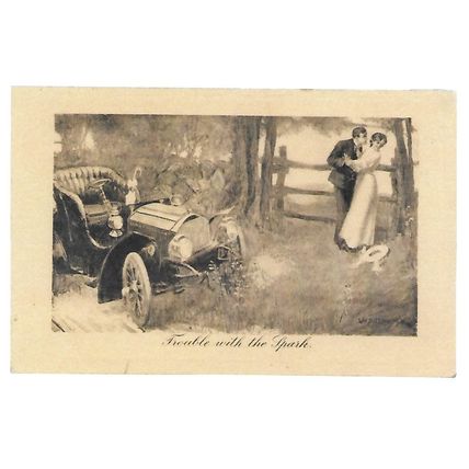 'Trouble with the Spark', 1907 - The Postal Museum