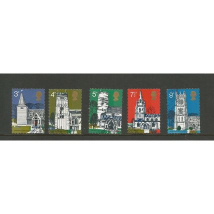 GREAT BRITAIN 1972 British Architecture, Village Churches Used SG 904 / 908