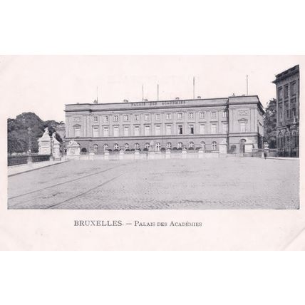 Bruxelles Palais Des Academies Postcard