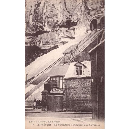 Le Treport Les Terrasses Antique French Postcard