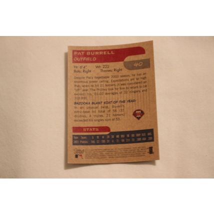 Pat Burrell 2004 Topps Bazooka MINI NO. 40