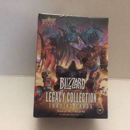 NEW Blizzard Legacy Collection Trading Cards Blaster Box - 56 Cards