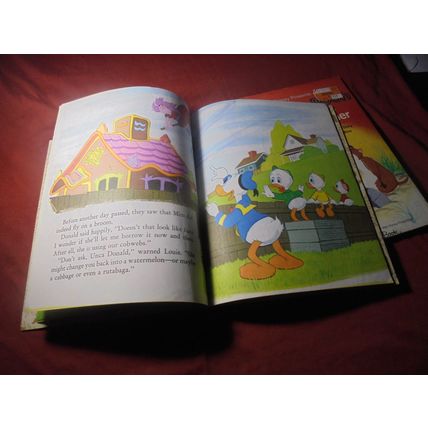 WINNIE The POOH & DONALD DUCK Little Golden Hardcover Books! 1965 & 1974! $10.00