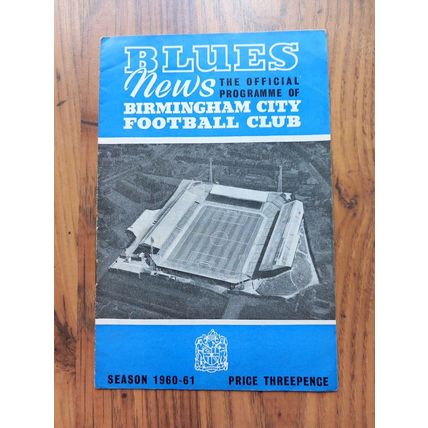 1960/61 Birmingham City vs Ujpesti Dozsa - Inter Cities Fairs Cup. 19/10/60