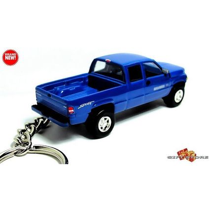 RARE KEYCHAIN BLUE DODGE RAM 1500 CUSTOM Ltd. EDITION GREAT GIFT NOVELTY