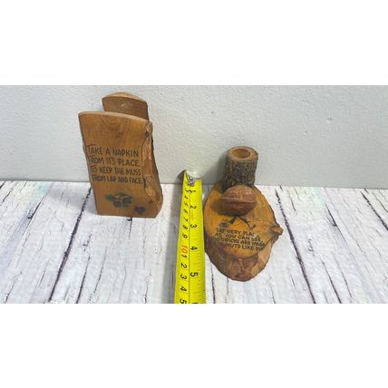 Vintage Wooden Desk Organizer, Pen, Pencil, and Letter Holder, Handmade Storage