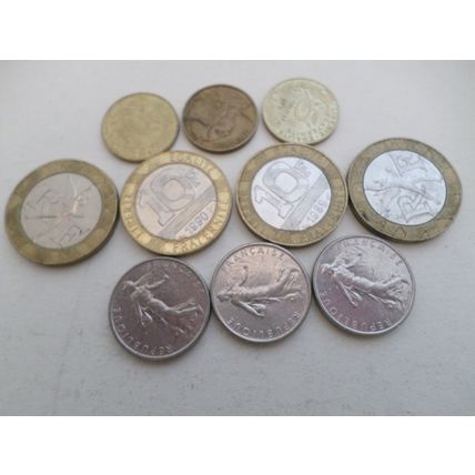 France - 50 different coins - Mix Dates and Mixed Values #2