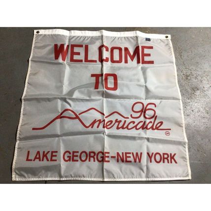 Lake George Americade Banner 1996 Great Collectible for the Biker