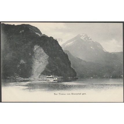 Der Pilatus von Stansstad ges., Nidwalden, c.1910 - Wehrli AK