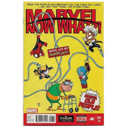 Marvel: Now What?! #1 (2013) *Marvel Comics / Cover Artwork By Skottie Young*