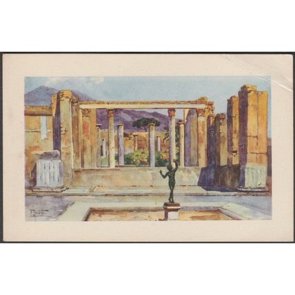 Casa del Fauno, Pompei, c.1920s - Danesi Cartolina