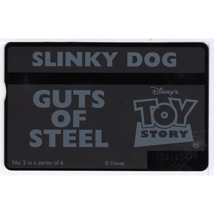 UK BT Phone Card - Disney Toy Story - Slinky Dog
