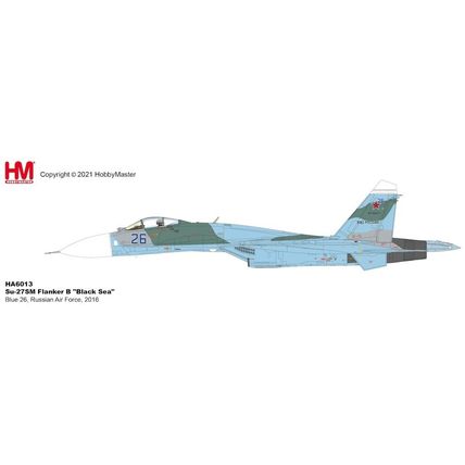 SU-27SM FLANKER BLUE 26 RUSSIAN AIR FORCE 2016 - HOBBY MASTER HA6013 - SALE