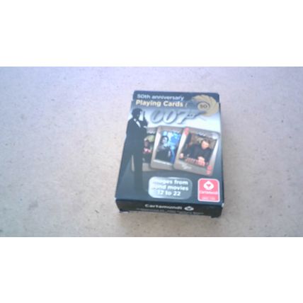 JAMES BOND: 007 - Playing Cards (Sealed) 2 Packs: Skyfall & 50th Anniversary