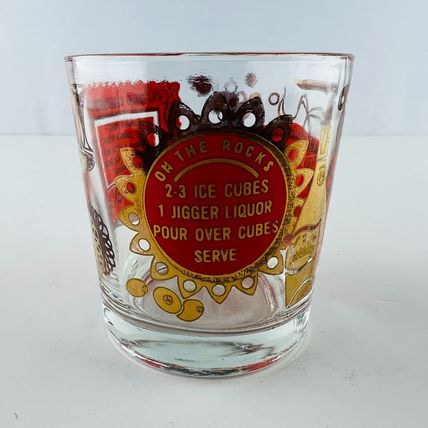 Whiskey Sour Old-Fashioned Rocks Recipe Cocktail Lowball Glass Vintage