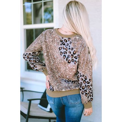 Leopard Tie Dyed Pumpkin Truck Graphic Long Sleeve Top