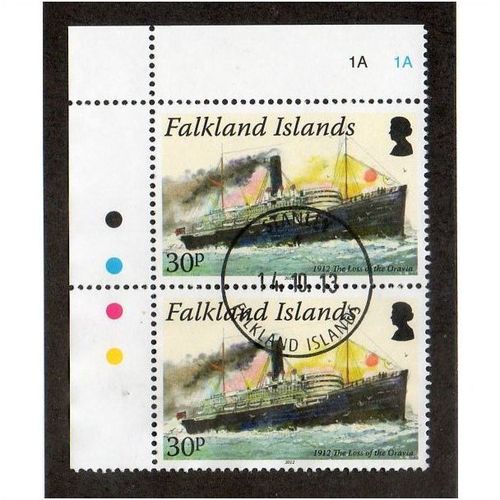 FKL 2012 PAIR OF 30P 'MARITIME HERITAGE ' FINE USED (EBID29-383)