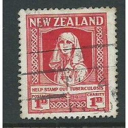 new zealand stamps sg554 used health 1929