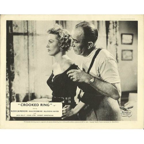 CROOKED RING Rod Cameron, Gale Robbins 1956 F-O-H Stills Set (8)