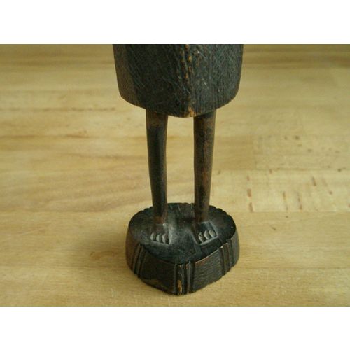 Vintage Wooden Hand Carved African Tribal Figure