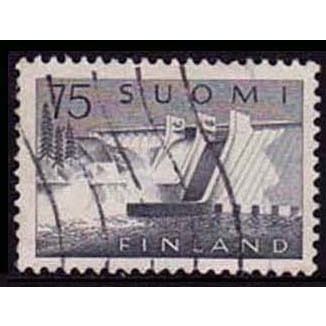 Finland 1959 Power Station 75 Used Stamp.