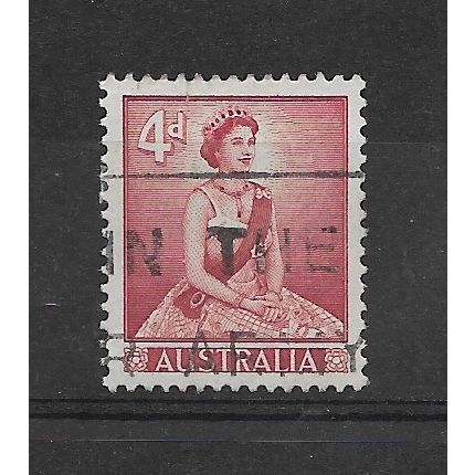 Australia.SG313 4d Queen Elizabeth II (Carmine-Lake).Fine Used.June19b
