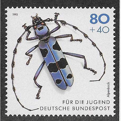 GER 1993 U/M 80pf+40 'INSECTS ' (EBID65-629)