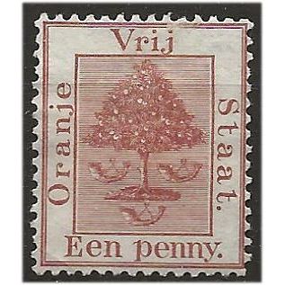 Orange Free State 1868 SG1 1d Pale Brown Mounted Mint . .. .