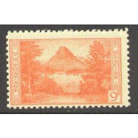 748 9c Glacier National Park Just Clears MNH Q1349