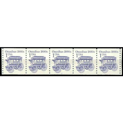 2225b 1c Omnibus Very Fine MNH Dry Gum PNC 3/5 P0677