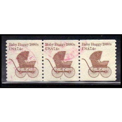 Used 1902 7.4c Baby Buggy Very Fine PNC 2/3 PA2331