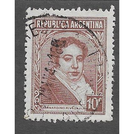 ARG 1935 10c 'B. RIVADAVIA' FINE USED (EBID79-080)