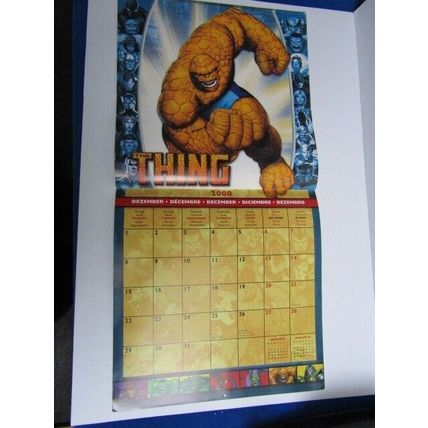 Marvel Comics Super Heroes 2008 Official Year Calendar (e26)