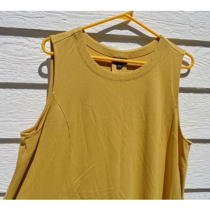 J. Jill Wearever Mustard Yellow Dress XL Sleeveless 46 Chest