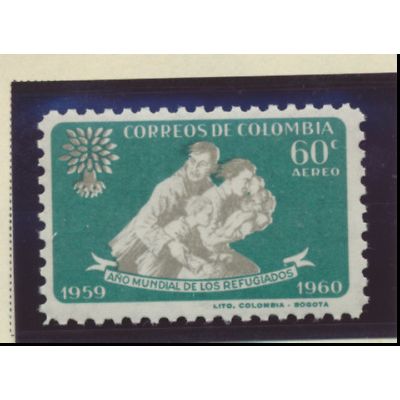 Colombia Stamp Scott #C371, Mint Never Hinged