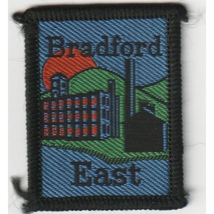 Scout Badge UK - Brixworth - Black Back (BY44)