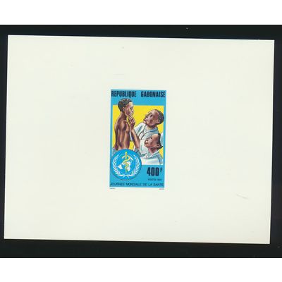 Gabon Stamp Scott #684, Mint Never Hinged, Imperforate Proof Sheet